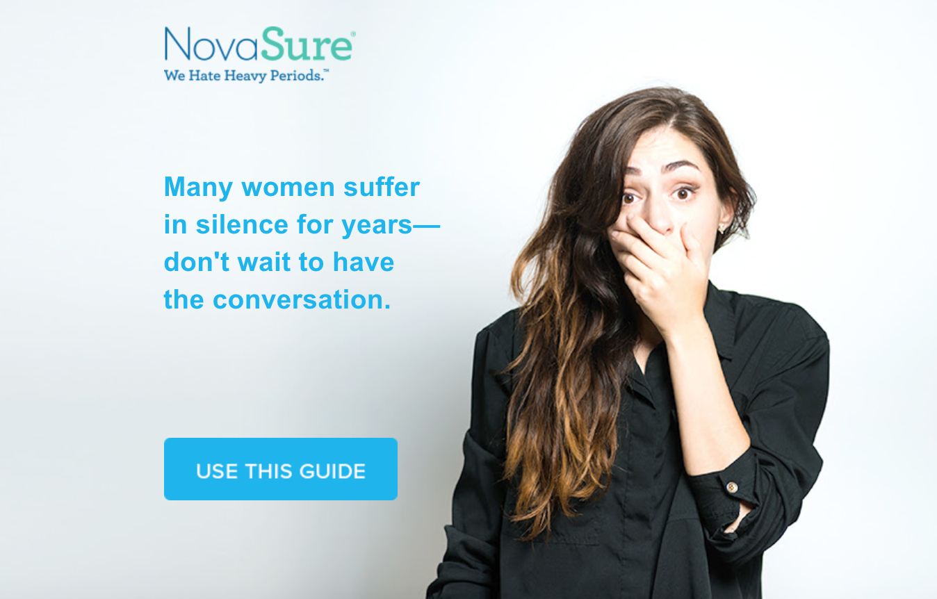 Talk to your doctor about your heavy periods
